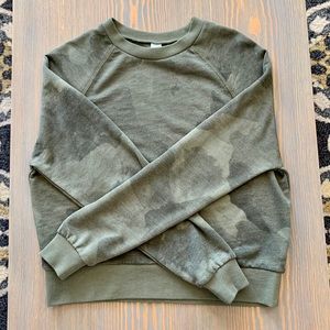 Camo Pullover Sweatshirt Size XS